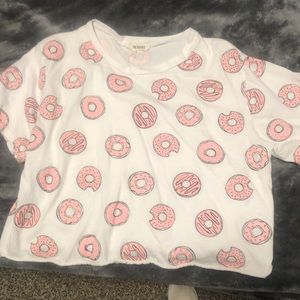 Donut cropped tee